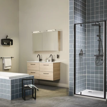 TIGER S-line Spiegelkast 120 Naturel Eik 4 TIGER S-line Spiegelkast 120 Naturel Eik - Afbeelding 2