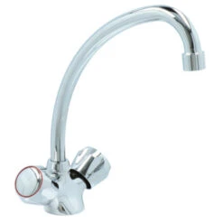 Handson Keukenkraan Thomas 2-knops Chroom Met Uitloop 235mm 21 Handson Keukenkraan Thomas 2-knops Chroom Met Uitloop 235mm -Badkamer Verkoop 123 5766