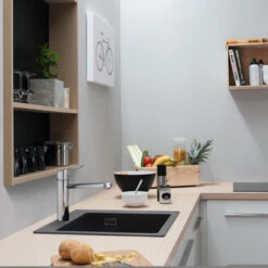 Hansgrohe Keukenkraan Focus M43 Met Hendel RVS 120 8 Hansgrohe Keukenkraan Focus M43 Met Hendel RVS 120 -Badkamer Verkoop 123 5796