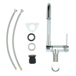 Atlantic Keukenkraan Carson Inklapbaar Met Hendel Chroom -Badkamer Verkoop 123 5827