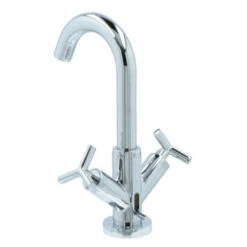 Absolut Wastafelkraan Post 2-knops Chroom 18 Absolut Wastafelkraan Post 2-knops Chroom -Badkamer Verkoop 123 5832