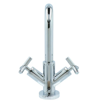 Absolut Wastafelkraan Post 2-knops Chroom 6 Absolut Wastafelkraan Post 2-knops Chroom - Afbeelding 4