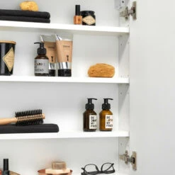 Tiger Spiegelkast S-Line 60cm Sneeuwwit 13 Tiger Spiegelkast S-Line 60cm Sneeuwwit -Badkamer Verkoop 123 585