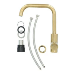 Handson Keukenkraan Olivier Met Hendel Messing 25 Handson Keukenkraan Olivier Met Hendel Messing -Badkamer Verkoop 123 5877