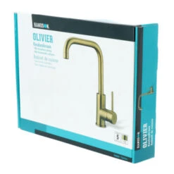 Handson Keukenkraan Olivier Met Hendel Messing 26 Handson Keukenkraan Olivier Met Hendel Messing -Badkamer Verkoop 123 5878