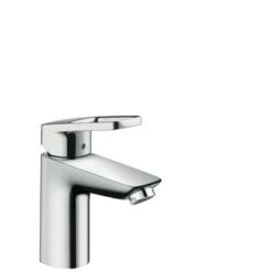 Hansgrohe Wastafelkraan Logis Loop 100 Met Hendel En Waste Chroom