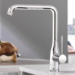 GROHE Keukenkraan Essence L-size Met Hendel Chroom 13 GROHE Keukenkraan Essence L-size Met Hendel Chroom -Badkamer Verkoop 123 5921