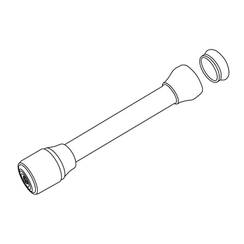 Tiger Splash Kraanslang Silverflex Supreme Met Waterbesparende Keukendouche En Kogelgewricht M22/M24 6 Tiger Splash Kraanslang Silverflex Supreme Met Waterbesparende Keukendouche En Kogelgewricht M22/M24 - Afbeelding 4