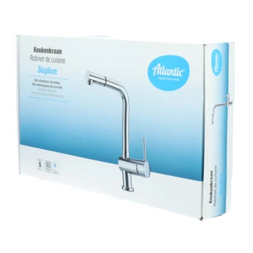 Atlantic Keukenkraan Stephen Met Hendel En Uittrekbare Sproeikop Chroom 15 Atlantic Keukenkraan Stephen Met Hendel En Uittrekbare Sproeikop Chroom - Afbeelding 13