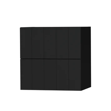 Tiger Maryport Badkamermeubelset 60 Cm Mat Zwart Met Licht Eiken Wasblad, Keramische Opzetkom En Matzwarte Grepen 12 Tiger Maryport Badkamermeubelset 60 Cm Mat Zwart Met Licht Eiken Wasblad, Keramische Opzetkom En Matzwarte Grepen - Afbeelding 10