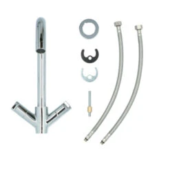 Aqualino Keukenkraan Fortore 2-knops Chroom 21 Aqualino Keukenkraan Fortore 2-knops Chroom -Badkamer Verkoop 123 6151