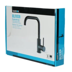 Handson Keukenkraan Olivier Met Hendel Mat Zwart 28 Handson Keukenkraan Olivier Met Hendel Mat Zwart -Badkamer Verkoop 123 6167