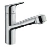 Hansgrohe Keukenkraan Focus M43 Met Hendel En Uittrekbare Sproeikop Chroom 150 -Badkamer Verkoop 123 6203
