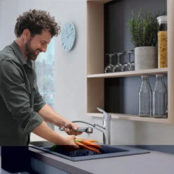 Hansgrohe Keukenkraan Focus M43 Met Hendel En Uittrekbare Sproeikop Chroom 150 -Badkamer Verkoop 123 6205