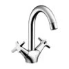 Hansgrohe Wastafelkraan MySport Fina 2-knops Chroom 2 Hansgrohe Wastafelkraan MySport Fina 2-knops Chroom -Badkamer Verkoop 123 6258
