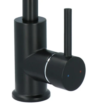 Absolut Wastafelkraan Haiti Met Hendel En Pop-up Afvoerplug Zwart 13 Absolut Wastafelkraan Haiti Met Hendel En Pop-up Afvoerplug Zwart - Afbeelding 11