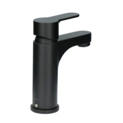 Atlantic Wastafelkraan Parker Met Hendel Zwart -Badkamer Verkoop 123 6296