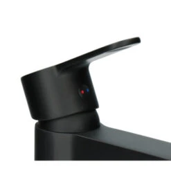 Atlantic Wastafelkraan Parker Met Hendel Zwart -Badkamer Verkoop 123 6301