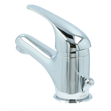 OK Wastafelkraan Met Hendel En Waste Chroom 5 OK Wastafelkraan Met Hendel En Waste Chroom - Afbeelding 3