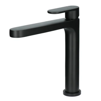 Absolut Wastafelkraan Iode Medium Met Hendel En Waste Zwart 3 Absolut Wastafelkraan Iode Medium Met Hendel En Waste Zwart