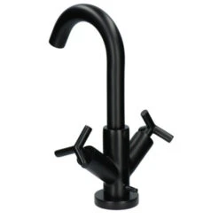 Absolut Wastafelkraan Post 2-knops Zwart 21 Absolut Wastafelkraan Post 2-knops Zwart -Badkamer Verkoop 123 6343