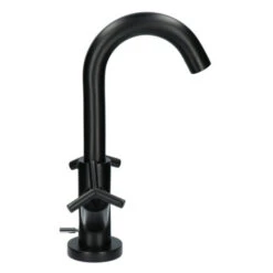 Absolut Wastafelkraan Post 2-knops Zwart 24 Absolut Wastafelkraan Post 2-knops Zwart -Badkamer Verkoop 123 6346