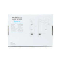 Atlantic Wastafelkraan Spencer Met Hendel RVS -Badkamer Verkoop 123 6370