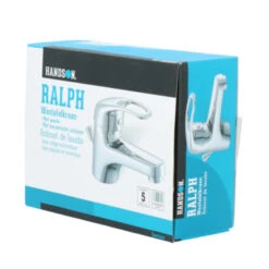 Handson Wastafelkraan Ralph Met Waste Chroom -Badkamer Verkoop 123 6392