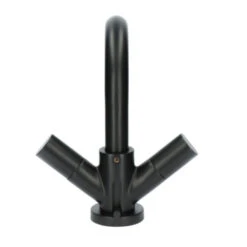 Aqualino Wastafelkraan Fortore 2-knops Met Waste Zwart 21 Aqualino Wastafelkraan Fortore 2-knops Met Waste Zwart -Badkamer Verkoop 123 6414