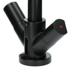 Aqualino Wastafelkraan Fortore 2-knops Met Waste Zwart 26 Aqualino Wastafelkraan Fortore 2-knops Met Waste Zwart -Badkamer Verkoop 123 6419