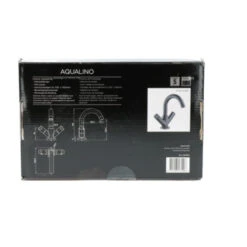 Aqualino Wastafelkraan Fortore 2-knops Met Waste Zwart 31 Aqualino Wastafelkraan Fortore 2-knops Met Waste Zwart -Badkamer Verkoop 123 6424