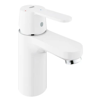 GROHE Wastafelkraan Get S-size Met Hendel En Afvoerplug Wit 3 GROHE Wastafelkraan Get S-size Met Hendel En Afvoerplug Wit