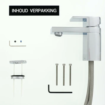 Tiger Wastafelkraan Items Met Hendel Chroom 8 Tiger Wastafelkraan Items Met Hendel Chroom - Afbeelding 6