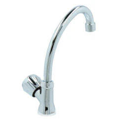 Handson Fonteinkraan Thomas C-uitloop Met Draaiknop Chroom -Badkamer Verkoop 123 6528