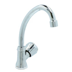 Handson Fonteinkraan Thomas C-uitloop Met Draaiknop Chroom -Badkamer Verkoop 123 6530