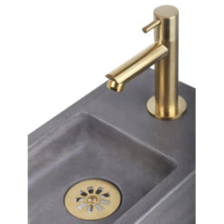 Differnz Fonteinkraan Recht Mat Goud -Badkamer Verkoop 123 6596