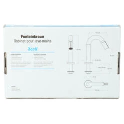 Atlantic Fonteinkraan Scott Met Draaiknop Chroom 23 Atlantic Fonteinkraan Scott Met Draaiknop Chroom -Badkamer Verkoop 123 6608