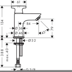Hansgrohe Fonteinkraan Logis Classic Chroom -Badkamer Verkoop 123 6610