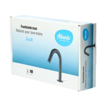 Atlantic Fonteinkraan Scott Met Draaiknop Zwart 12 Atlantic Fonteinkraan Scott Met Draaiknop Zwart - Afbeelding 10