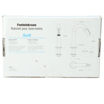 Atlantic Fonteinkraan Scott Met Draaiknop Zwart 13 Atlantic Fonteinkraan Scott Met Draaiknop Zwart - Afbeelding 11