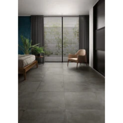 Vloertegel/wandtegel Bergen Antraciet 60x60 Cm 1,44m² -Badkamer Verkoop 123 6954