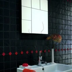 Mozaïektegel Java Zwart 30x30 Cm 7 Mozaïektegel Java Zwart 30x30 Cm -Badkamer Verkoop 123 6971