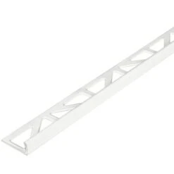 Tegelprofiel Haaks 10 Mm Aluminium Wit