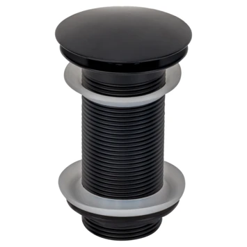 Sanivesk Afvoerplug Click 6/4" Rond + Overloop Lang Zwart 3 Sanivesk Afvoerplug Click 6/4" Rond + Overloop Lang Zwart