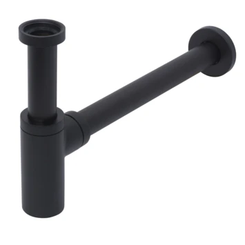 Sanivesk Bekersifon 5/4"x32mm Mat Zwart 3 Sanivesk Bekersifon 5/4"x32mm Mat Zwart