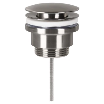 Differnz Wastafelafvoerploeg Click Pop-up RVS 3 Differnz Wastafelafvoerploeg Click Pop-up RVS