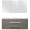 Style Badmeubelset Eiken Donkergrijs 120 Cm 2 Style Badmeubelset Eiken Donkergrijs 120 Cm -Badkamer Verkoop 123 776