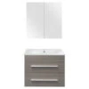 Style Badmeubelset Eiken Donkergrijs 60 Cm 2 Style Badmeubelset Eiken Donkergrijs 60 Cm -Badkamer Verkoop 123 777