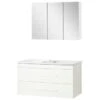 Style Badmeubelset Links Wit 100 Cm 1 Style Badmeubelset Links Wit 100 Cm -Badkamer Verkoop 123 782