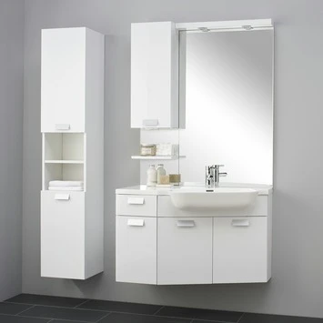 Fabulous Badmeubelset Rechtshoekig Hoogglans Wit 100 Cm 3 Fabulous Badmeubelset Rechtshoekig Hoogglans Wit 100 Cm